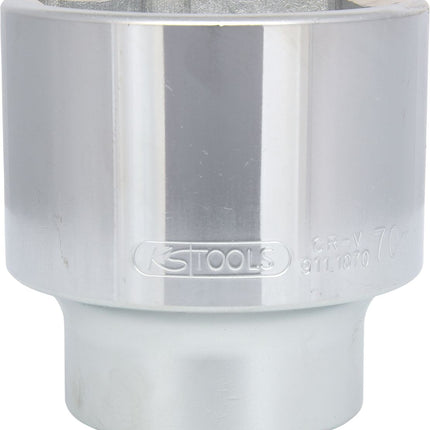 KS TOOLS 1" Sechskant-Stecknuss, kurz, 70mm ( 911.1070 ) - Toolbrothers