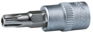 KS TOOLS 1/4" Bit-Stecknuss Torx mit Stirnlochbohrung, TB9 ( 911.1485 )