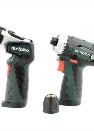 Metabo Power Maxx BS Akku Bohrschrauber 10,8V 34Nm + 2x Akku 2,0Ah + Ladegerät + Lampe + Bitset + Koffer - Toolbrothers