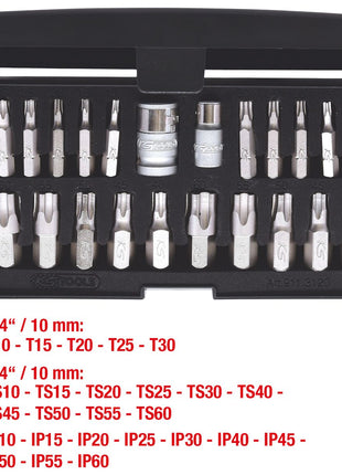 KS TOOLS Torx plus Steckschlüssel-Satz 22-tlg ( 911.3120 ) - Toolbrothers