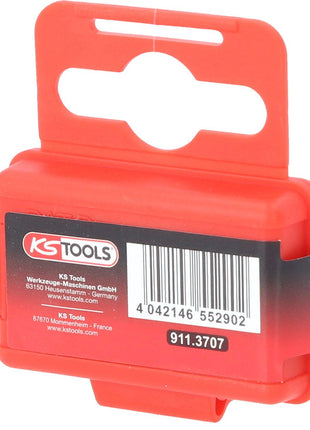 KS TOOLS 1/4" Bit Innensechskant, 25mm, Kugelkopf, 5mm, 5er Pack ( 911.3707 ) - Toolbrothers