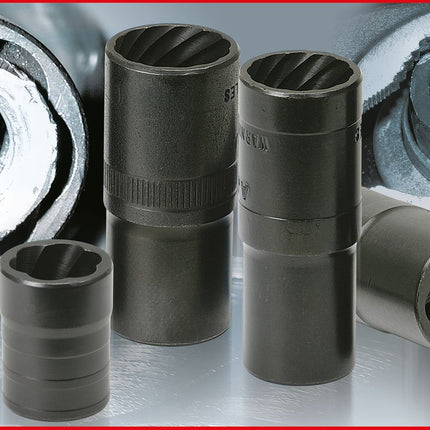 KS TOOLS 1/2" Spiral-Profil-Kraft-Stecknuss, 21mm ( 913.1463 ) - Toolbrothers