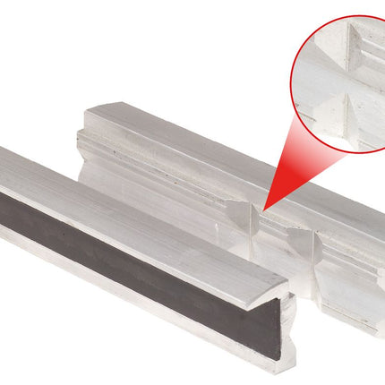 KS TOOLS Alu-Schraubstock-Schonbacken,175mm,Trapeznutzen ( 914.0089 ) - Toolbrothers