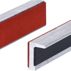 KS TOOLS Alu-Schraubstock-Schonbacken,Gummibesatz,140mm ( 914.0092 ) - Toolbrothers