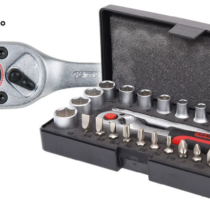 KS TOOLS 1/4" Steckschlüssel-Satz, 26-tlg ( 917.0626 ) - Toolbrothers