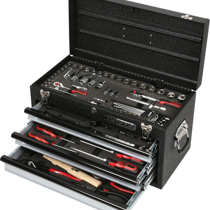 KS TOOLS 1/4"+3/8" CHROMEplus Universal-Werkzeug-Satz, 99-tlg ( 918.0250 ) - Toolbrothers