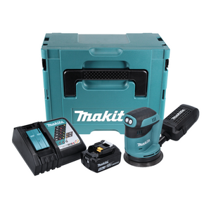 Makita DBO 180 RT1J Akku Exzenterschleifer 18 V 125 mm + 1x Akku 5,0 Ah + Ladegerät + Makpac