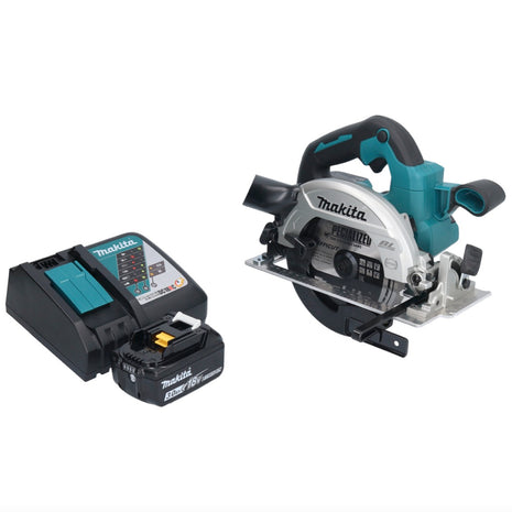 Makita DHS 661 RF1U Akku Handkreissäge 18 V 165 mm Brushless + 1x 3,0 Ah Akku + Ladegerät - Toolbrothers