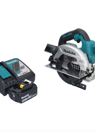 Makita DHS 661 RM1U Akku Handkreissäge 18 V 165 mm Brushless + 1x 4,0 Ah Akku + Ladegerät - Toolbrothers