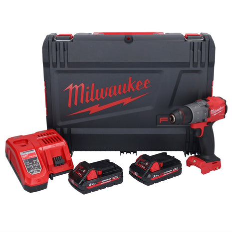 Milwaukee M18 FPD2-302X Akku Schlagbohrschrauber 18 V 135 Nm Brushless + 2x Akku 3,0 Ah + Ladegerät + HD-Box - Toolbrothers