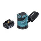 Makita DBO 180 M1 Akku Exzenterschleifer 18 V 125 mm + 1x Akku 4,0 Ah - ohne Ladegerät - Toolbrothers