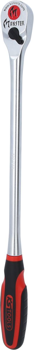 KS TOOLS 1/2" Monster Umschaltknarre, lang, 100 Zahn ( 935.1295 ) - Toolbrothers