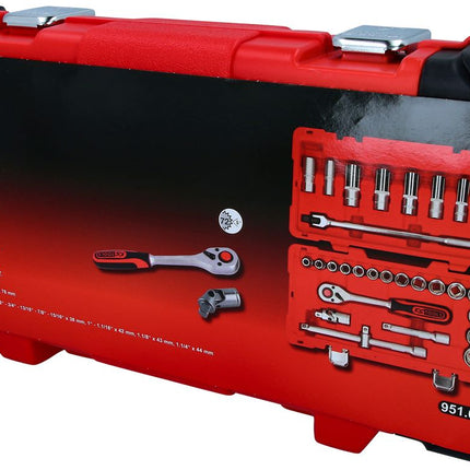 KS TOOLS 1/2" Steckschlüssel-Satz, 30-tlg ( 951.0630 ) - Toolbrothers