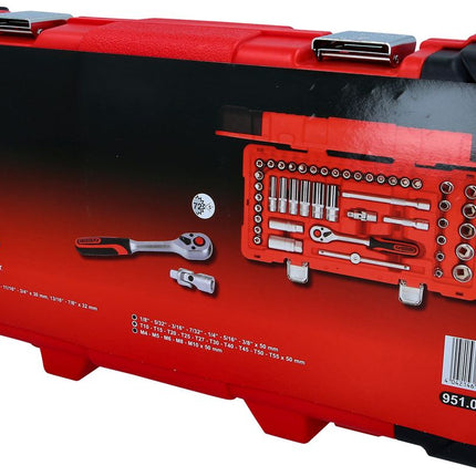 KS TOOLS 3/8" Steckschlüssel-Satz, 46-tlg ( 951.0646 ) - Toolbrothers