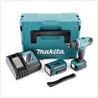 Makita DDF 343 RYLJ 14,4V Akku Bohrschrauber mit 2x 1,5 Ah Akku, Ladegerät, BML 146 Lampe im Makpac - Toolbrothers