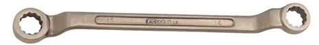 KS TOOLS BRONZEplus llave de estrella doble acodada 27x30 mm (963.7415)