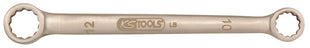 KS TOOLS BRONZEplus llave de estrella doble recta 20x22 mm (963.7497)