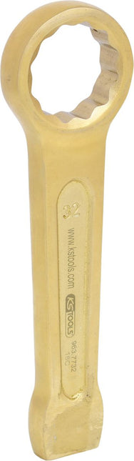 KS TOOLS BRONZEplus Schlag-Ringschlüssel 32 mm  ( 963.7732 ) - Toolbrothers