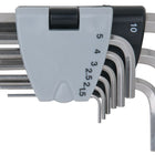 KS TOOLS Juego de llaves Allen acodadas de acero fino, 9 pzs ( 964.0320 )