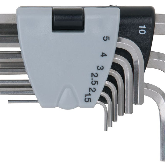 KS TOOLS EDELSTAHL Innen6kant-Winkelstiftschlüssel-Satz, 9-tlg ( 964.0320 )