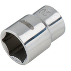 KS TOOLS 1/2' Llave de vaso hexagonal STAINLESS STEEL, 17 mm ( 964.1217 )