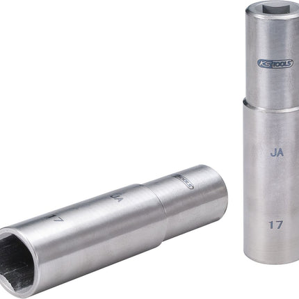 KS TOOLS 3/8" TITANplus Stecknuss, 17mm, lang ( 965.3857 ) - Toolbrothers