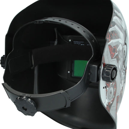 KS TOOLS Automatik-Schweißer-Schutzhelm, Steel Design ( 310.0195 ) - Toolbrothers