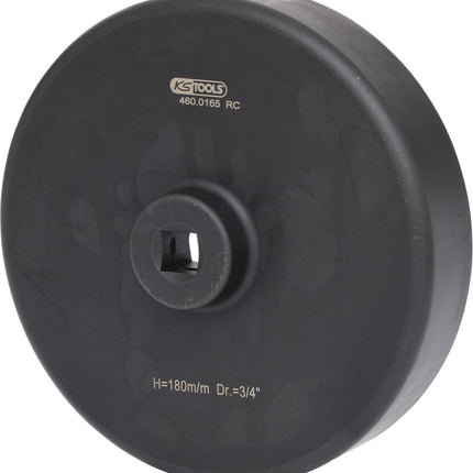 KS TOOLS 3/4" Achsmuttern-Schlüssel, 6-kant, kurz, 180mm ( 460.0165 ) - Toolbrothers