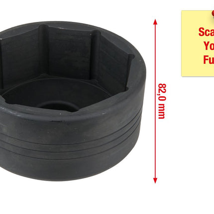 KS TOOLS Achsmuttern-Schlüssel für Scania, York und Fuso, 95mm ( 460.0425 ) - Toolbrothers