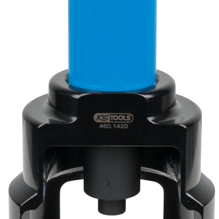 KS TOOLS Extractor hidráulico de palancas de columna de dirección para Scania, 3 pzs ( 460.1420 )