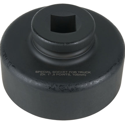 KS TOOLS Llave para tuercas de eje de 1', 8 cantos, corta, 105 mm ( 460.3315 )