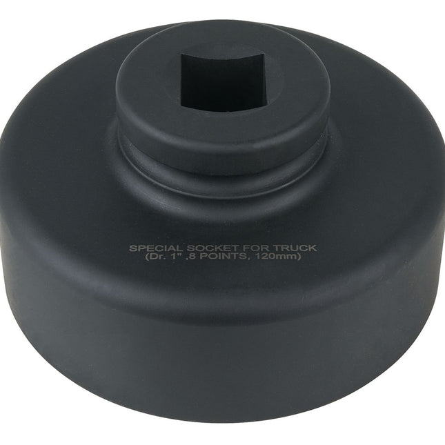 KS TOOLS Llave para tuercas de eje de 1', 8 cantos, corta, 120 mm ( 460.3330 )