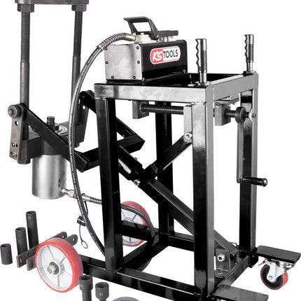 KS TOOLS Achsschenkelbolzen-Presse, 75t, mit Hülsen-Satz, 29-tlg ( 460.3620 ) - Toolbrothers