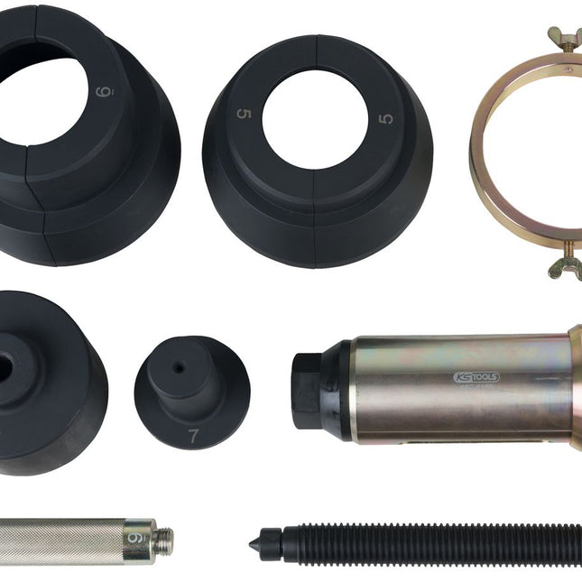 KS TOOLS Differential-Hauptwellenlager-Abzieher-Satz für DAF, 8-tlg ( 460.4155 ) - Toolbrothers