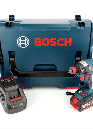 Bosch GDX 18 V-EC Professional 18 V  Akku Drehschlagschrauber in L-Boxx, Schnellladegerät und 1x GBA 6 Ah Akku - Toolbrothers