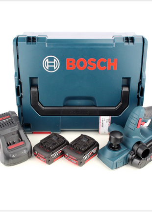 Bosch GHO 18 V-LI Akku Hobel 18V + 2x Akku 6,0Ah + Ladegerät + L-Boxx - Toolbrothers