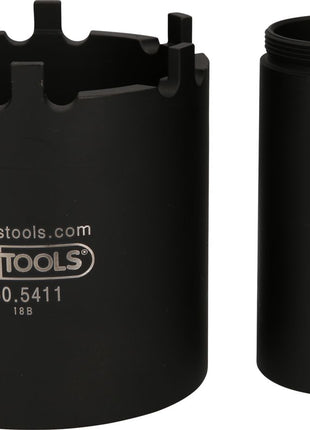 KS TOOLS Nutmuttern-Schlüssel-Satz mit Führungsrohr für Mercedes, Ø 100 mm , 2-tlg ( 460.5645 ) - Toolbrothers