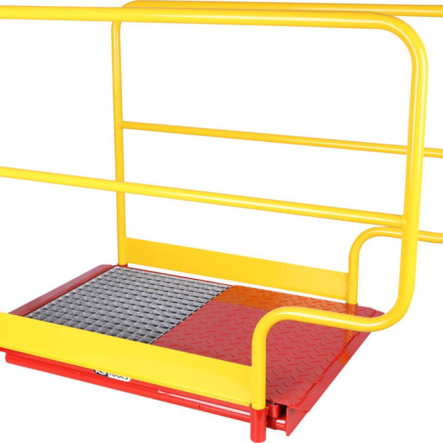 KS TOOLS Universal Grubenbrück - bodeneben inklusive Sicherheitsgeländer ( 460.5670 ) - Toolbrothers