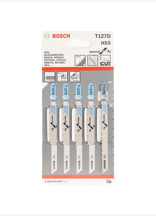 Bosch T 127 D Stichsägeblätter Special for Alu 5 Stk. 100 mm ( 2608631017 ) - Toolbrothers