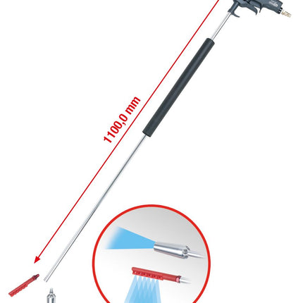 KS TOOLS Druckluft-Ausblaspistole, lange Ausführung, 3-tlg ( 515.1915 ) - Toolbrothers