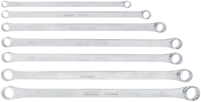 KS TOOLS CHROMEplus Doppel-Ringschlüssel-Satz, XL, 7-tlg ( 518.0830 ) - Toolbrothers