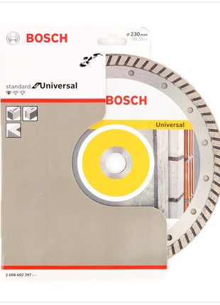 Bosch Diamant Trennscheibe 230 x 22,23 Standard for Universal Turbo ( 2608602397 ) - Toolbrothers