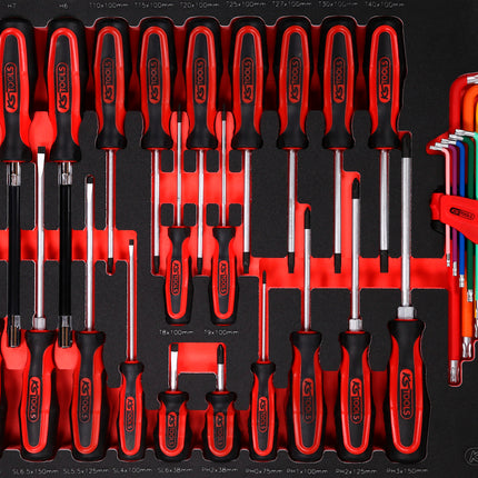 KS TOOLS SCS Module de tournevis ERGOTORQUEplus, 41 pcs, modules système 1/1 ( 811.0041 )