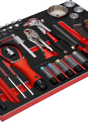 KS TOOLS Öl- / und Reifendienst-Satz in Schaumstoffeinlage, 43-tlg ( 811.0043 ) - Toolbrothers