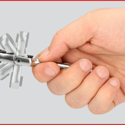 KS TOOLS 1/4“ Bit-Gelenk-Umschaltknarre, Länge 119 mm ( 918.1560 )