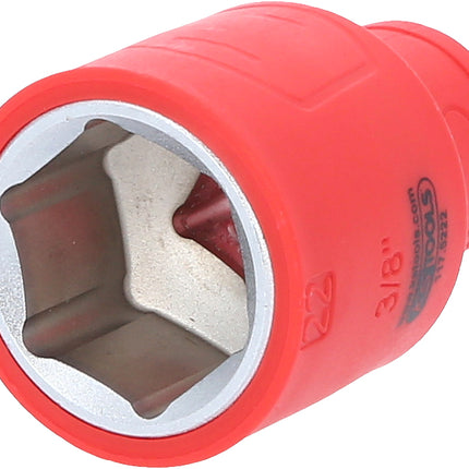KS TOOLS Llave de vaso aislada de 3/8', 22 mm ( 117.5222 )