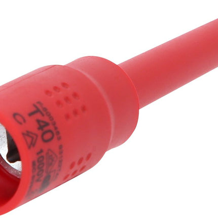 KS TOOLS 3/8" Isolierte Bit-Stecknuss Torx, T40, 122mm ( 118.3826 )