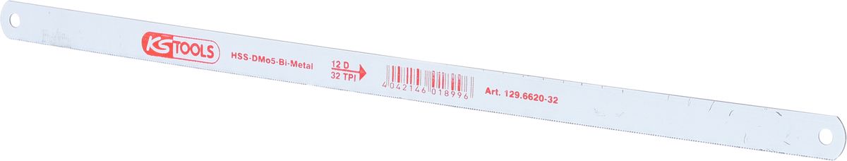 KS TOOLS Lames de scie HSS-Bi-Co 8 haute qualité, dents 0,8mm ( 129.6620-32 )