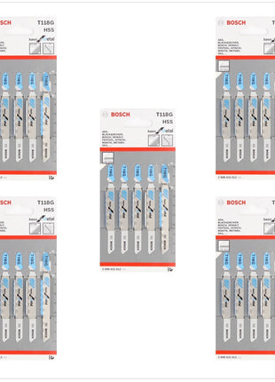 Bosch T 118 G Stichsägeblätter Basic for Metal 25 Stk. 92 mm ( 2608631012 ) - Toolbrothers