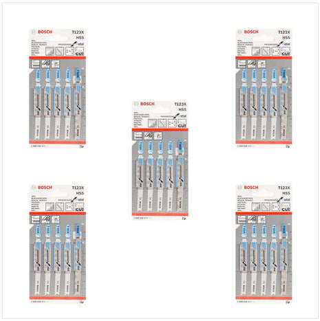 Bosch T 123 X Stichsägeblätter Progressor for Metal 25 Stk. 100 mm ( 2608638473 ) - Toolbrothers